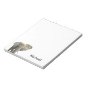 Elephant - Persoonlijke naam Notitieblok (Linkerzijde)