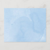 Elephant Photo Budget Birth Notice Cards (Achterkant)