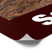 Elephant Photo Save Our Willife Poster (Hoek)