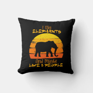 Elephant Pillow, Cute Elephant Pillow,  Kussen