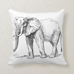 Elephant pillow kussen