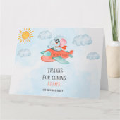 Elephant Pilot Birthday Folded Bedankt voor je kaa (Voorkant)