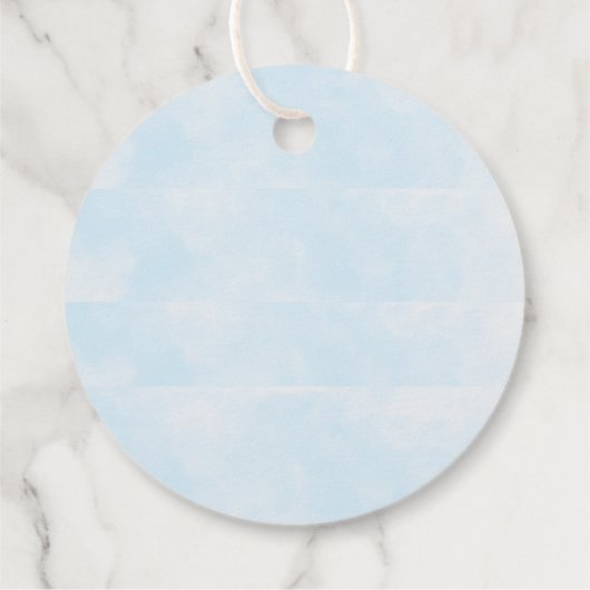 Elephant Pilot Birthday-labels Bedankjes Labels (Achterkant)