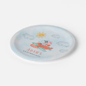 Elephant Pilot Birthday party Paper Bord (Gekanteld)