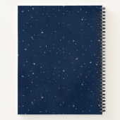 Elephant Pink and Navy Baby shower Guest Book Notitieboek (Achterkant)