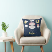 Elephant Pink en Navy Kussen (Stoel)