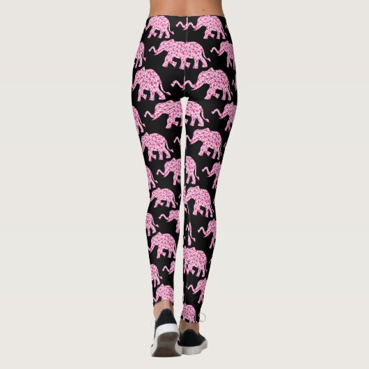 Elephant Pink Hearts of Love Leggings (Achterkant)