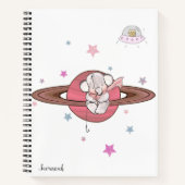  Elephant Planet Name Colorful Notitieboek (Voorkant)