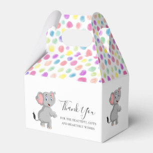 Elephant Poker Stippen Favor Box Bedankdoosjes