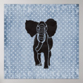Elephant Polka Poster (Voorkant)