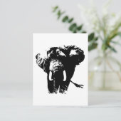 Elephant Pop Art Briefkaart (Staand voorkant)