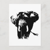 Elephant Pop Art Briefkaart (Voorkant)