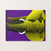 ELEPHANT POP ART JIGSAW PUZZZLE LEGPUZZEL (Horizontaal)