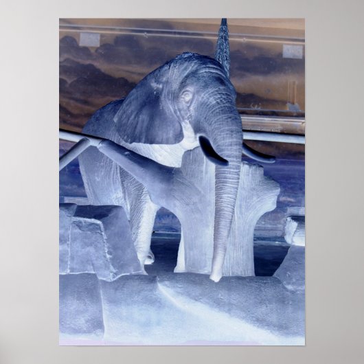 Elephant Pop Art Poster (Voorkant)