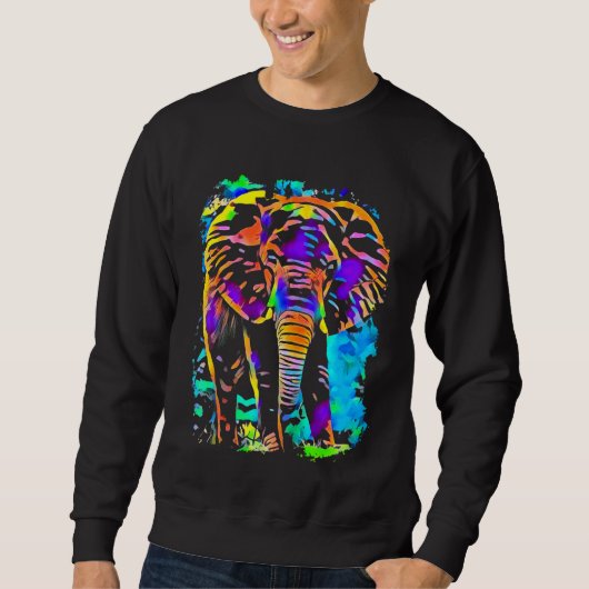 Elephant Pop Art Trui (Voorkant)
