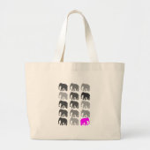 Elephant PopArt Gifts Grote Tote Bag (Voorkant)
