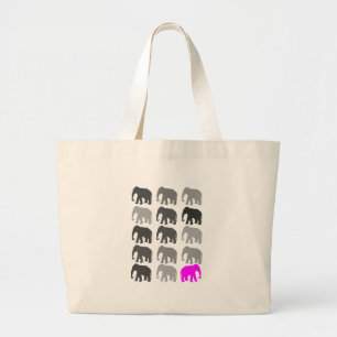 Elephant PopArt Gifts Grote Tote Bag