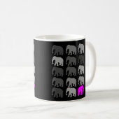 Elephant PopArt Gifts Koffiemok (Voorkant rechts)