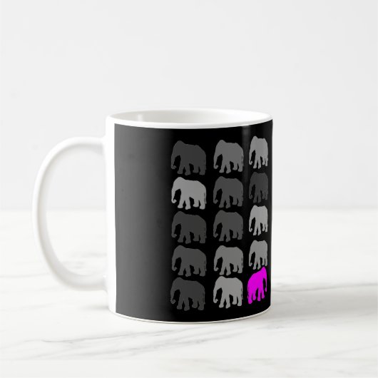 Elephant PopArt Gifts Koffiemok (Links)