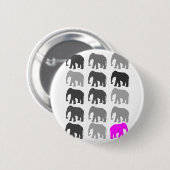 Elephant PopArt Gifts Ronde Button 5,7 Cm (Voorkant /achterkant)