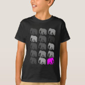 Elephant PopArt Gifts T-shirt (Voorkant)