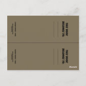Elephant Portrait Book marker Briefkaart (Achterkant)