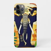 Elephant Portrait Oerwoud Uitzicht Case-Mate iPhone Case (Achterkant)