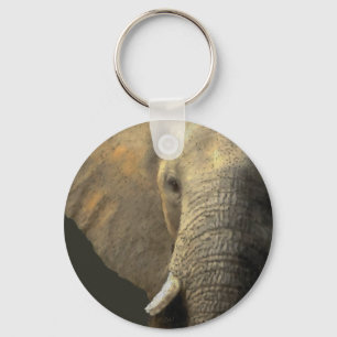 Elephant Portrait Sleutelhanger