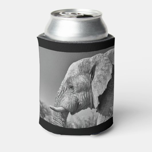 Elephant portret blikjeskoeler (Blikje Achterkant)