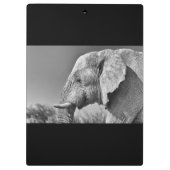 Elephant portret klembord (Achterkant)