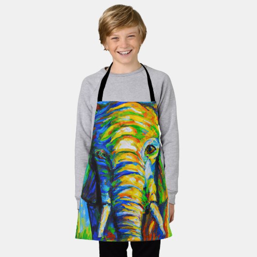 Elephant portret nr. 4 schort (Gedragen)