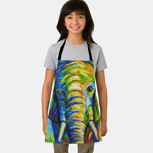 Elephant portret nr. 4 schort (Insitu)