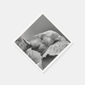 Elephant portret servet (Hoek)