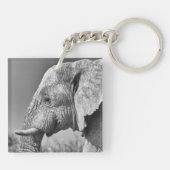 Elephant portret sleutelhanger (Achterkant)