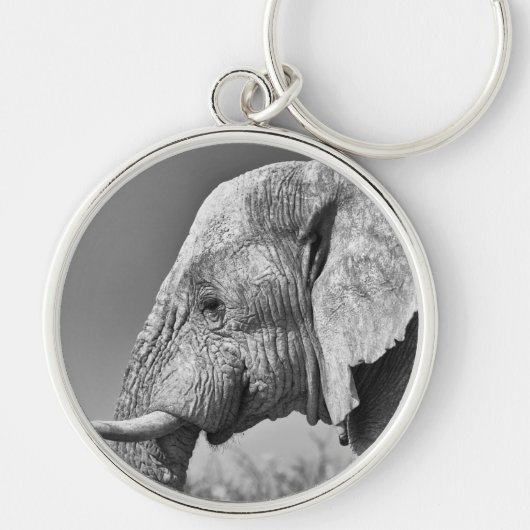 Elephant portret sleutelhanger (Voorkant)