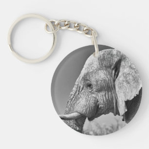 Elephant portret sleutelhanger