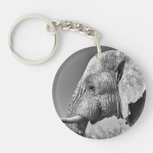 Elephant portret sleutelhanger (Voorkant)