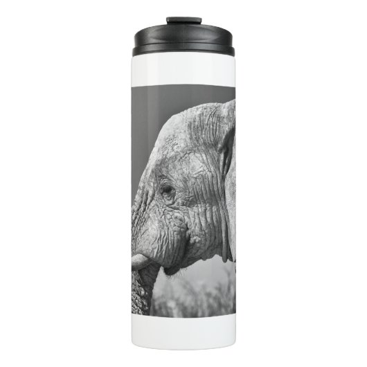 Elephant portret thermosbeker (Voorkant)
