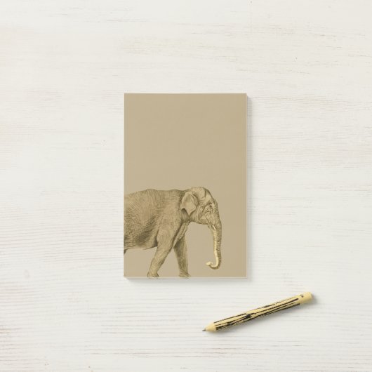 Elephant Post-it® Notes (Op bureau)