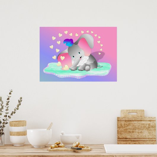 Elephant Poster (Keuken)