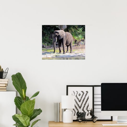 Elephant Poster (Thuiskantoor)