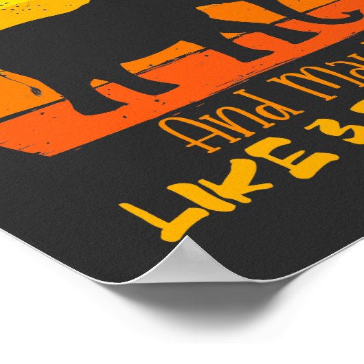 Elephant Poster, Cute Elephant Poster,  Poster (Hoek)