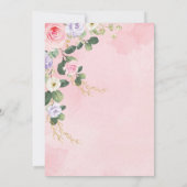 Elephant Predications for Baby shower Game Kaart (Achterkant)