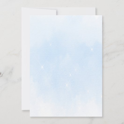 Elephant Prince Boy Baby shower Uitnodiging (Achterkant)