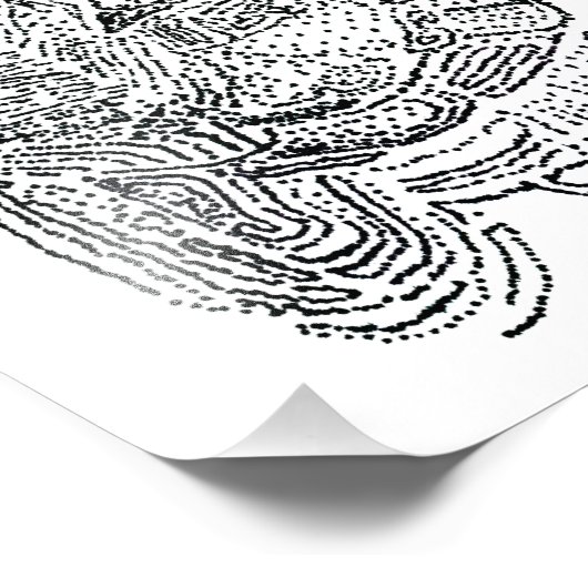 Elephant Print Foto Afdruk (Hoek)