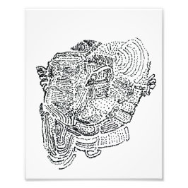 Elephant Print Foto Afdruk