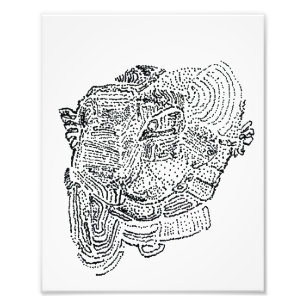 Elephant Print Foto Afdruk