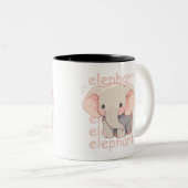 Elephant Print Mok (Voorkant rechts)