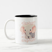 Elephant Print Mok (Links)