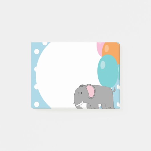 Elephant Print Post-it Notes (Voorkant)